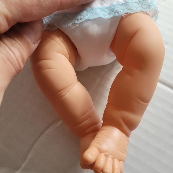 Vintage 1988 Raffoler Neborn Baby White Boy Doll 54592 With Accessories - Picture 11 of 14